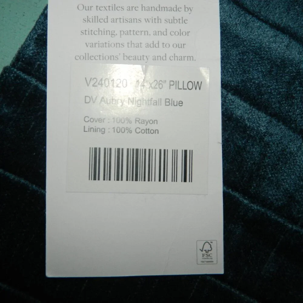 Plush Velvet Teal Accent Pillow Cover - Unbranded